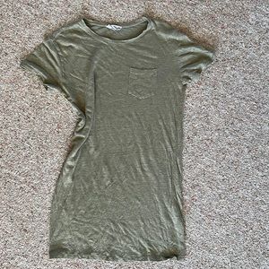 Everlane Green T-Shirt Dress Size Small